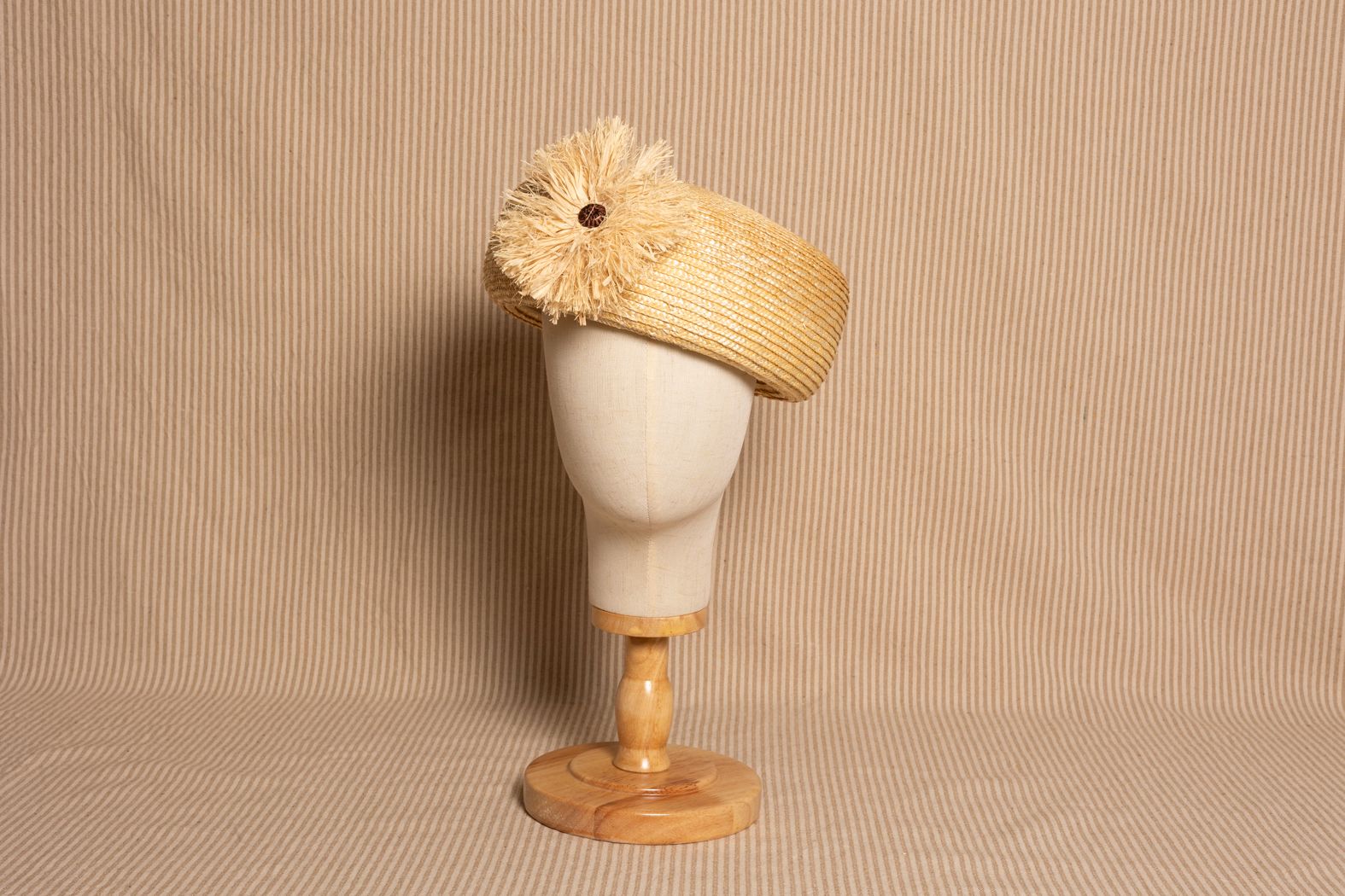 Casquete NATURAL POMPÓN